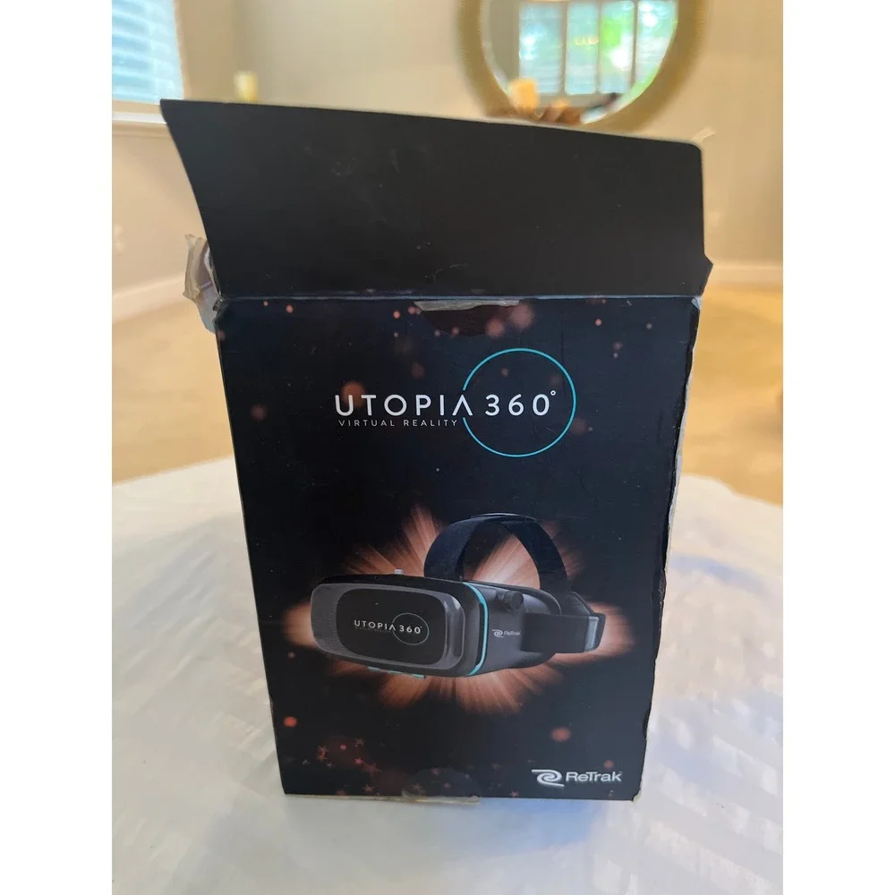 ReTrak Utopia 360 Virtual‎ Reality 3D Headset for Smartphones Black ETVRC